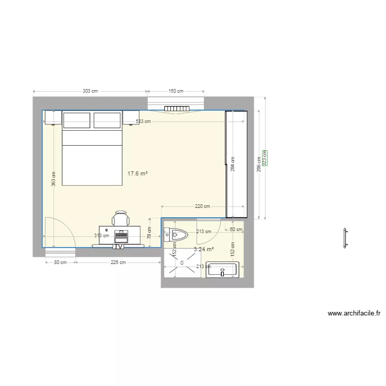 CH ETAGE 2. Plan de CH ETAGE 2. Plan de