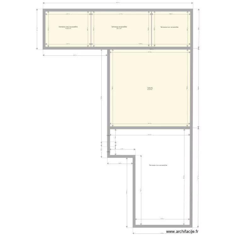 ST EVARZEC Toiture Terrasse R15. Plan de 