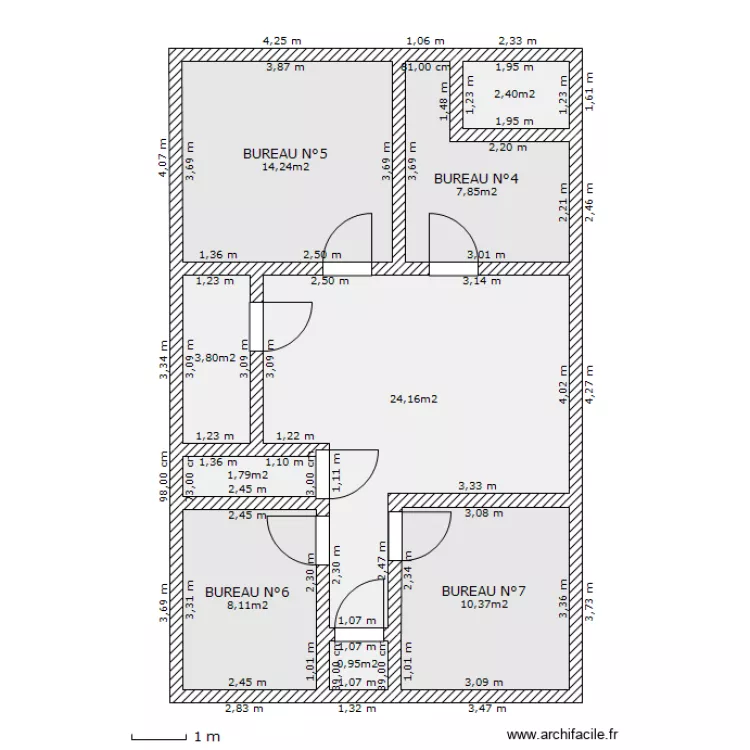 DUDELANGE MAISON DEVANT 1er ETAGE DEFINITIF. Plan de 