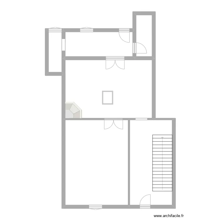CHAUVIN LGT 2 RDC. Plan de 