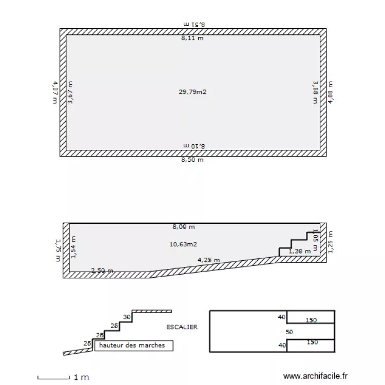 piscine 8x4. Plan de piscine 8x4. Plan de