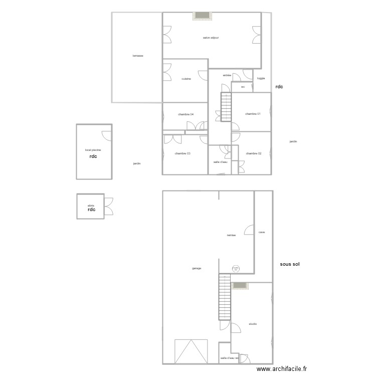 penot. Plan de 0 pièce et 0 m2