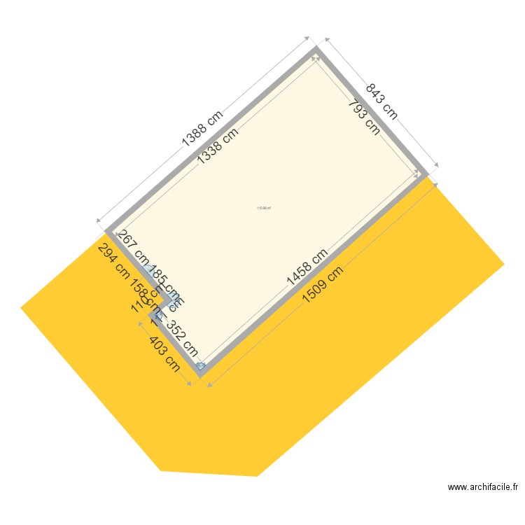 plan seul. Plan de 0 pièce et 0 m2