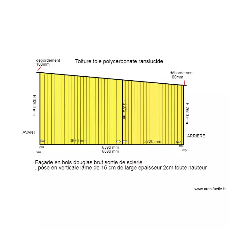 DP4 COTE DROIT APRES RENOVATION. Plan de 