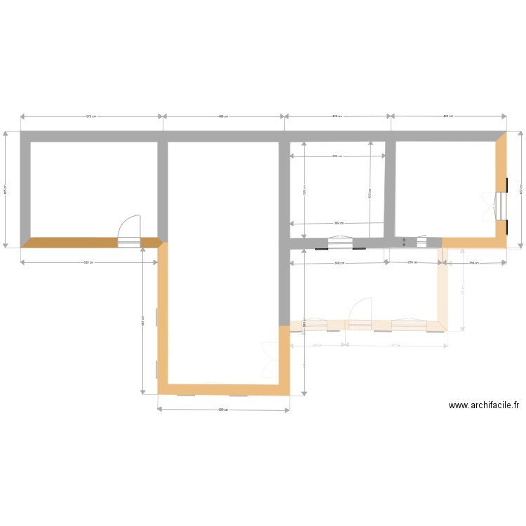 plan de masse face nord. Plan de 0 pièce et 0 m2