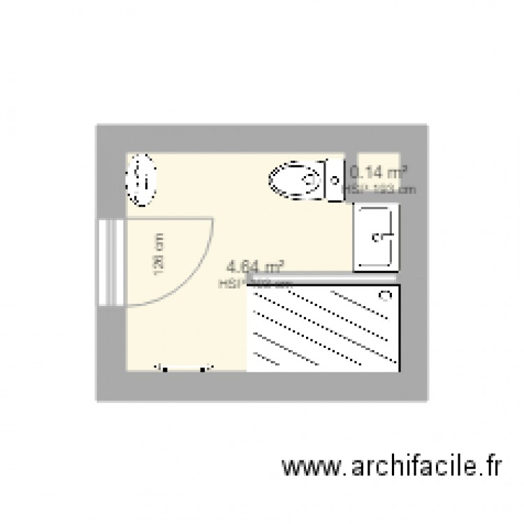 Alison SdB Lyon1 Projet 1. Plan de 0 pièce et 0 m2