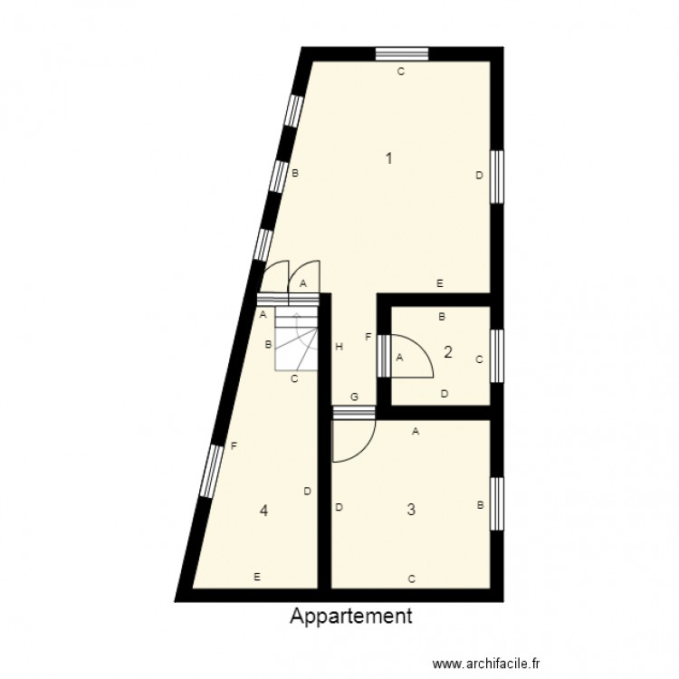 174310 SCI LE CHATEAU logt7. Plan de 0 pièce et 0 m2