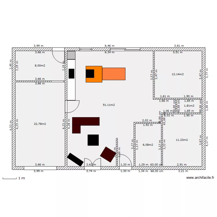 maison. Plan de maison. Plan de