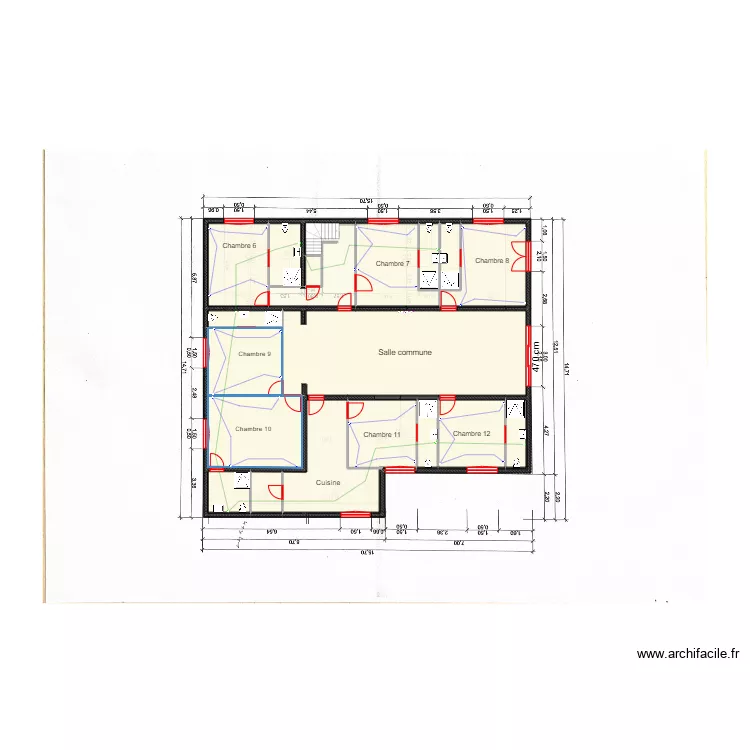 COLOC S/SOL PC. Plan de 