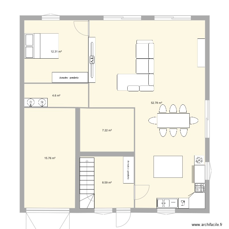 IDEE MAISON. Plan de 0 pièce et 0 m2