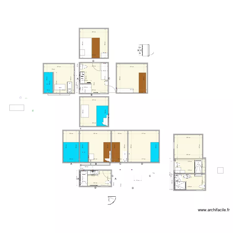 TRESNJA KUPATILO OPTION 1. Plan de 