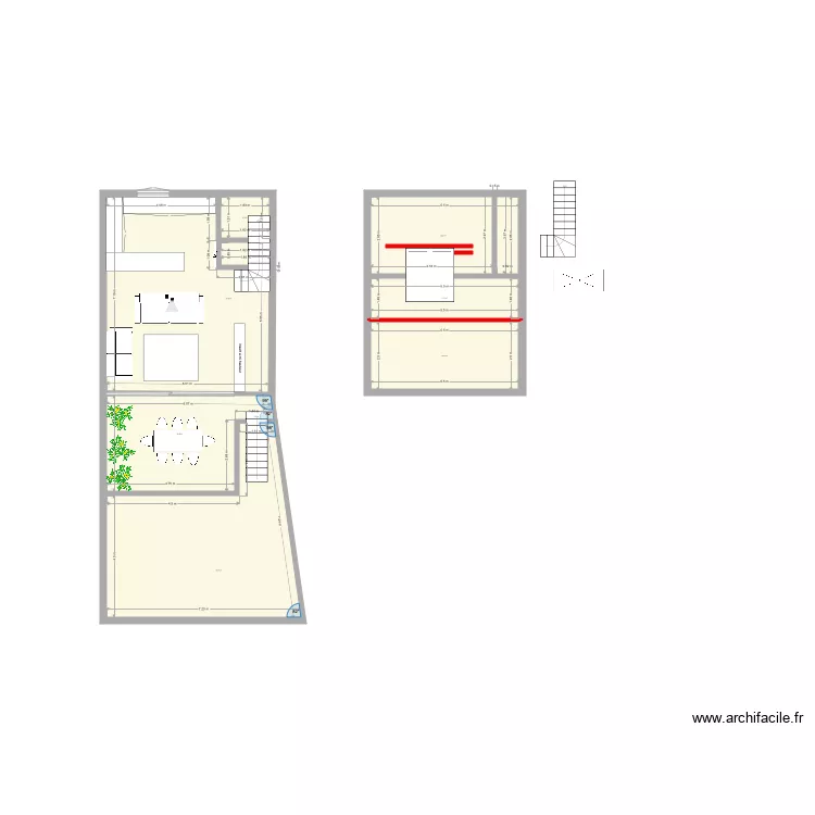 PLAN NU ECHELLE REELE TAT agencement R1 1. Plan de 