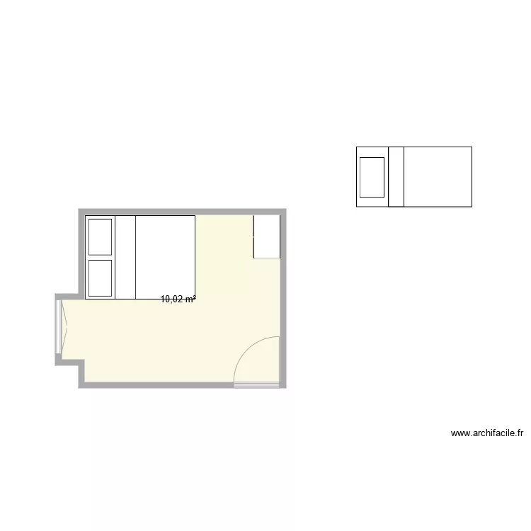 chambre1. Plan de 