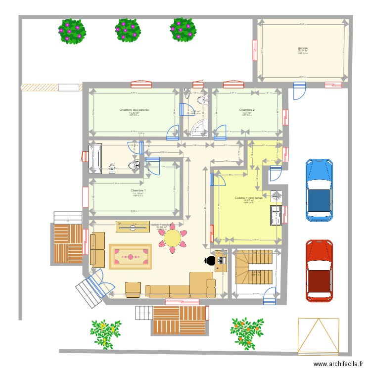 Plan de maison . Plan de 0 pièce et 0 m2