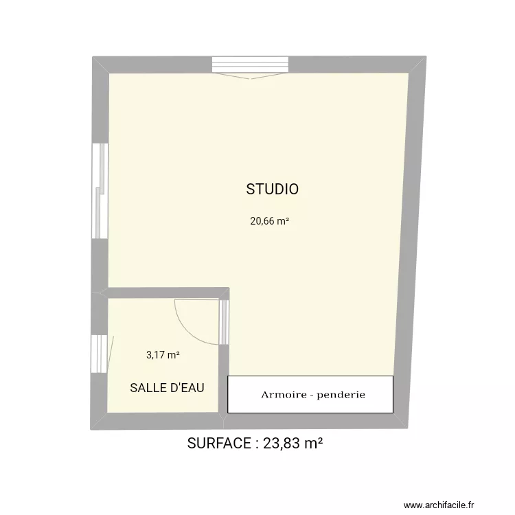 STUDIO LACANAU. Plan de 