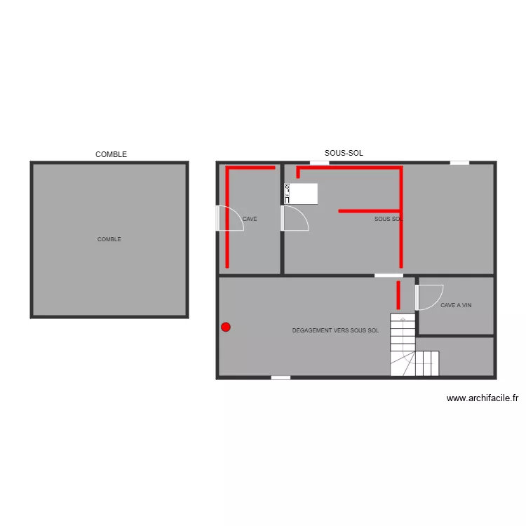 CHALIGNE AMI 3. Plan de 