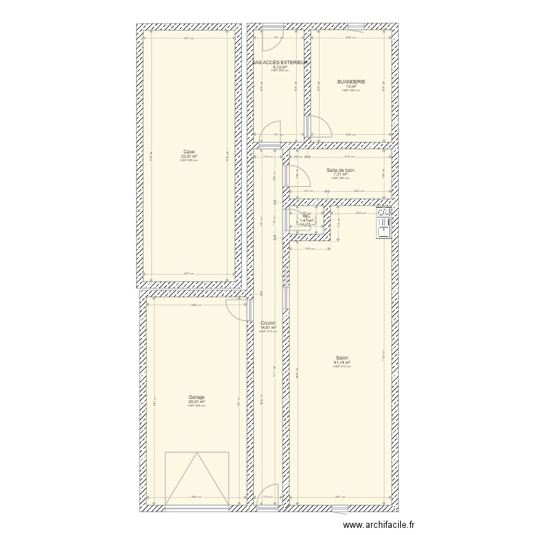 PLAN BOIVIN M0147071. Plan de 8 pièces et 149 m2