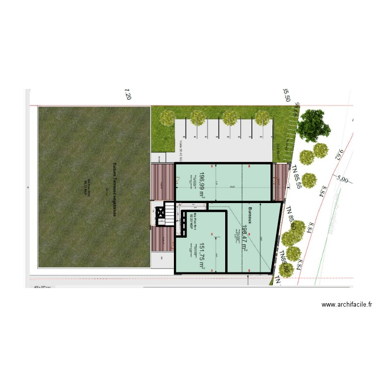 47253 1er. Plan de 13 pièces et 20 m2