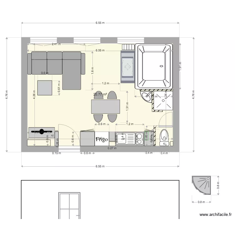 Appartement Michael. Plan de 