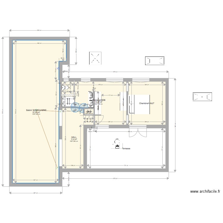 gassin etage 1. Plan de 0 pièce et 0 m2