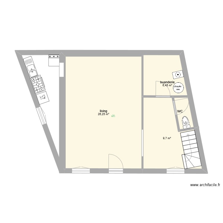 rdc. Plan de 0 pièce et 0 m2
