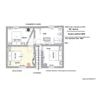 Chambres amis 2 &eacute;tages vassy oct 2022