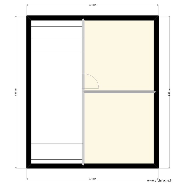 Exercice 2 . Plan de 0 pièce et 0 m2