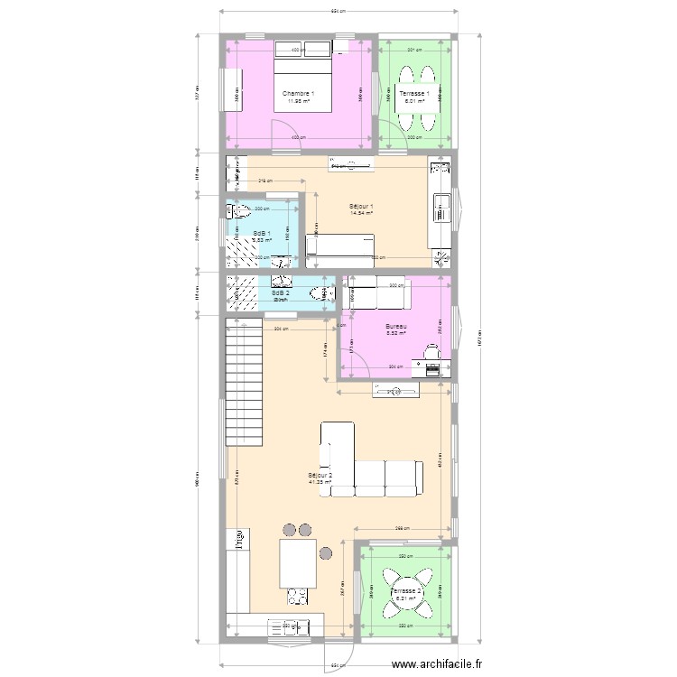 Cayenne last V. Plan de 0 pièce et 0 m2