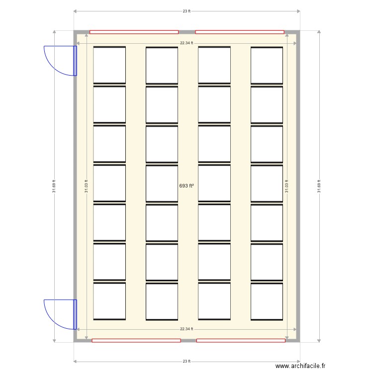 Hood. Plan de 0 pièce et 0 m2