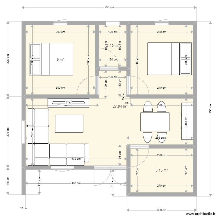ANNEXE KOUNTIA1. Plan de 0 pièce et 0 m2