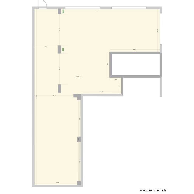 RDC À COTÉ D'ANGE. Plan de 1 pièce et 209 m2