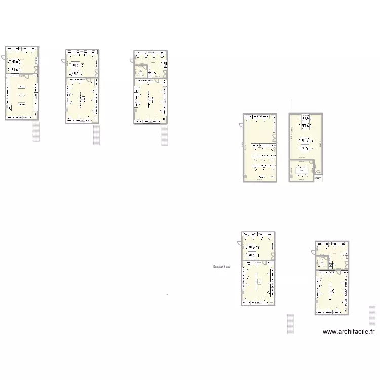 EDF 7. Plan de 15  et 652 m²