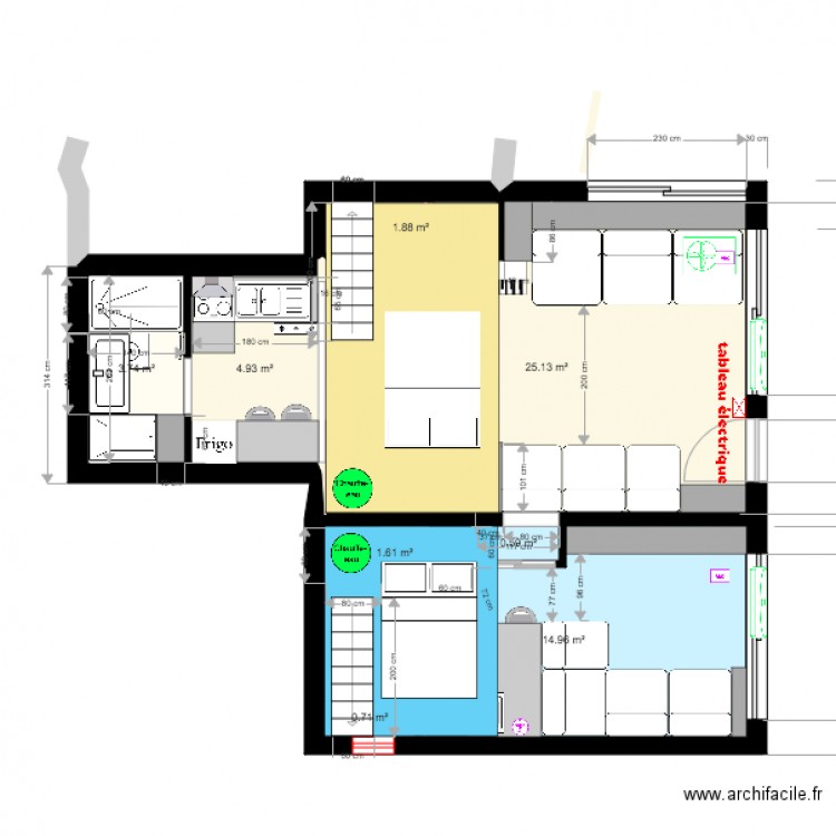 ok mezzanine. Plan de 0 pièce et 0 m2