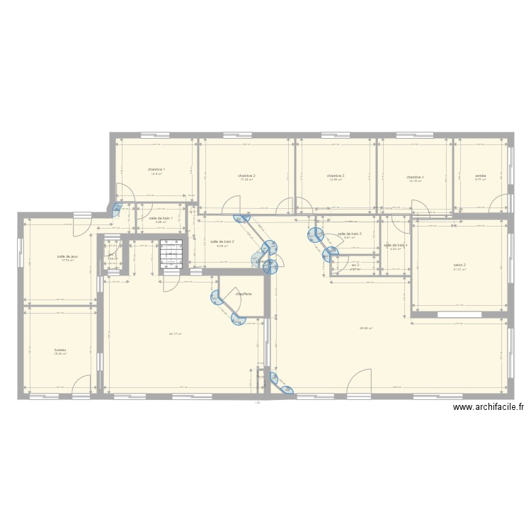 villa Garrix. Plan de 0 pièce et 0 m2