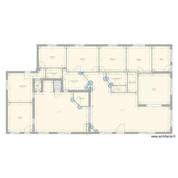 villa Garrix. Plan de 