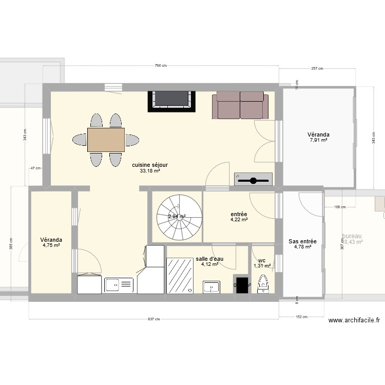 QUESSADA. Plan de 0 pièce et 0 m2