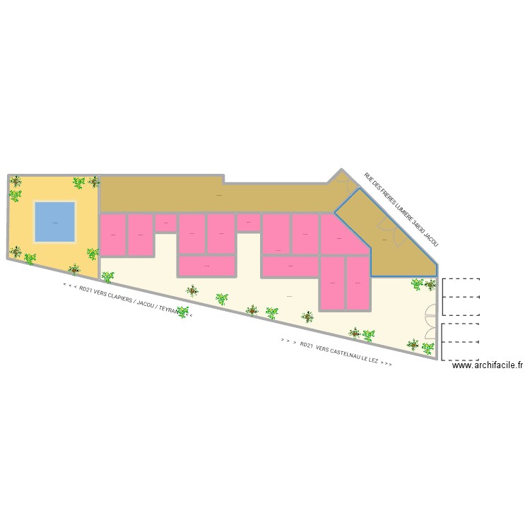 AK99 APPART MV 030823RDCC. Plan de 17 pièces et 918 m2