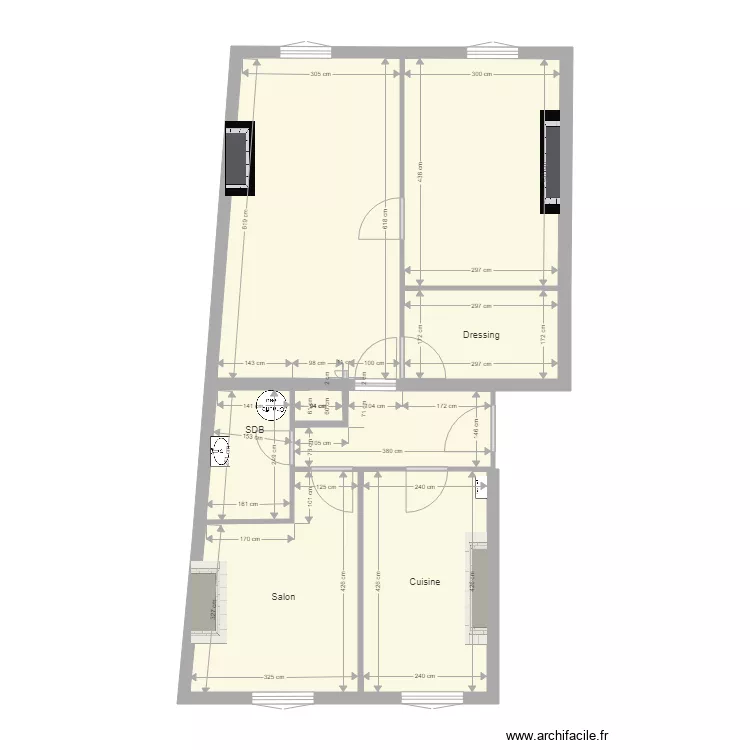 Appart St Etienne final. Plan de 