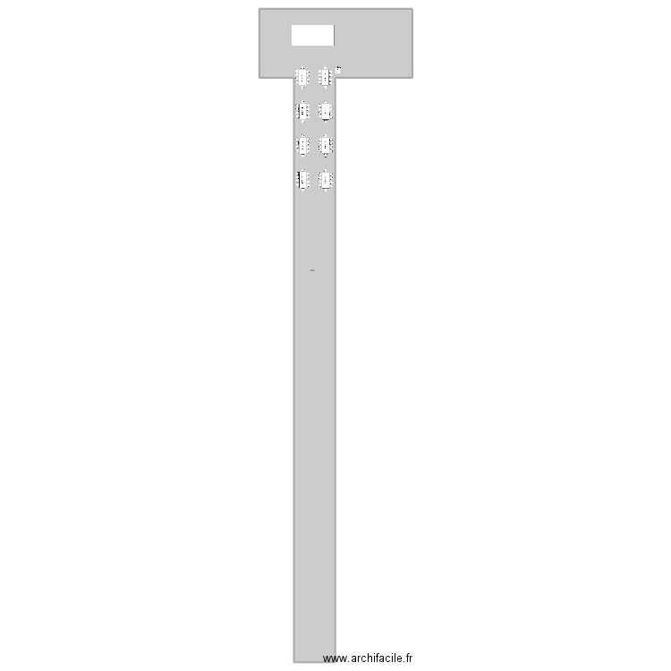 QUAI SOUPER EN BLANC. Plan de 1 pièce et 454 m2