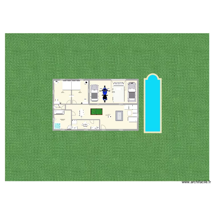 riyad maison future . Plan de 