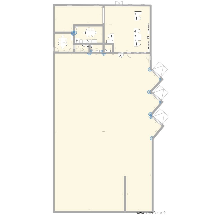 entrepot. Plan de 0 pièce et 0 m2
