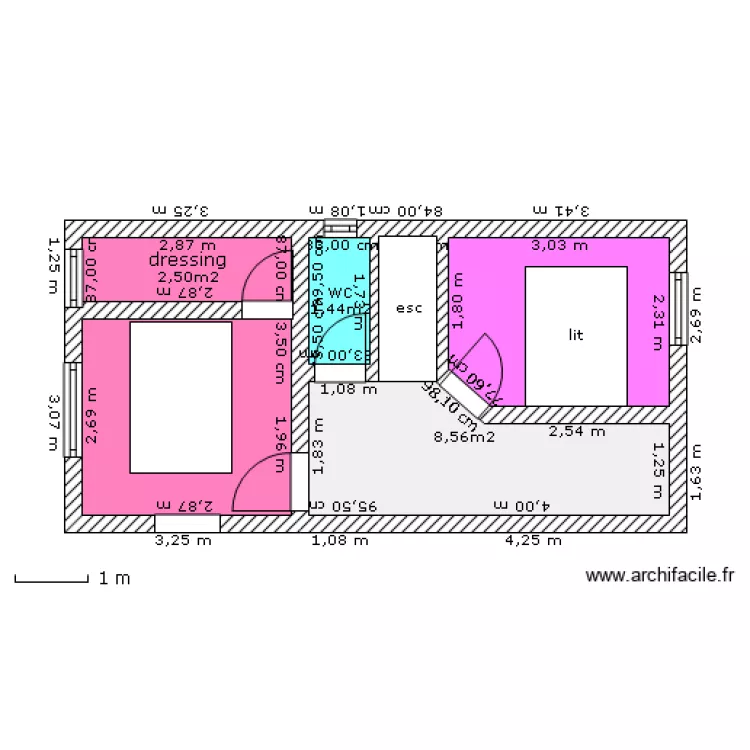 etage n&deg;2. Plan de 
