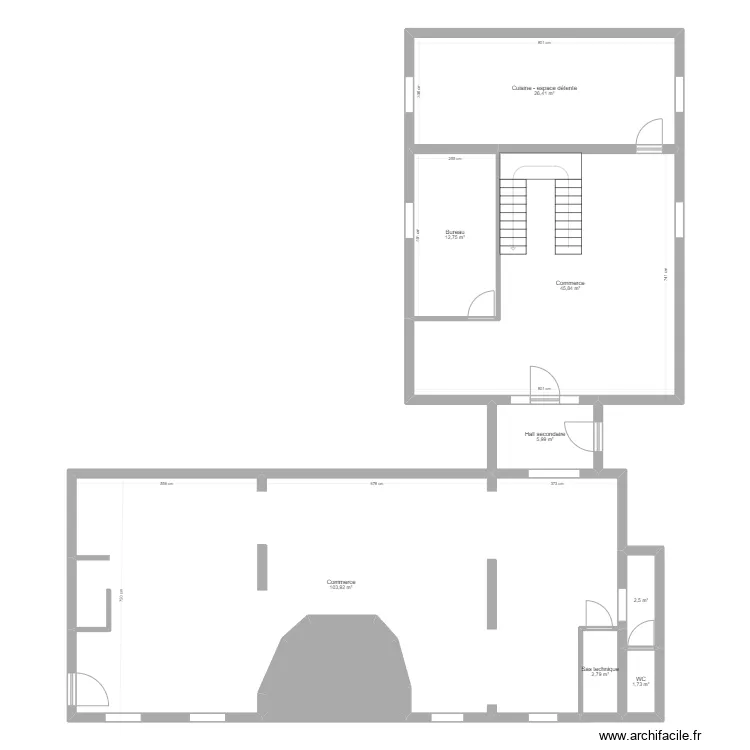 Rez Cognel&eacute;e. Plan de 