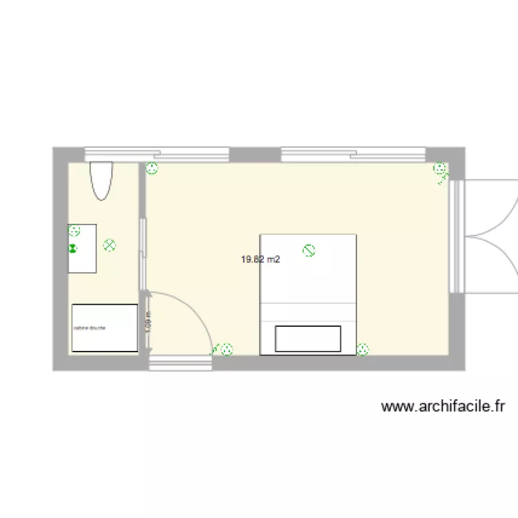 Meillant. Plan de 