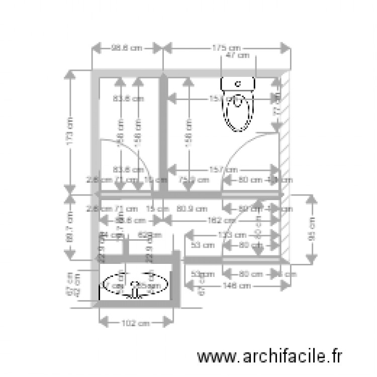 DIAG RESTO. Plan de 0 pièce et 0 m2