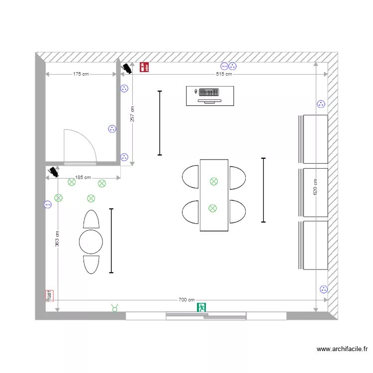 HYERES BRUT. Plan de 