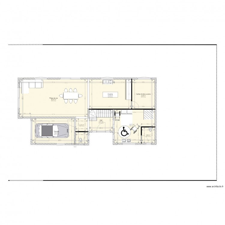 PROJET HORBOURG WHIR. Plan de 0 pièce et 0 m2