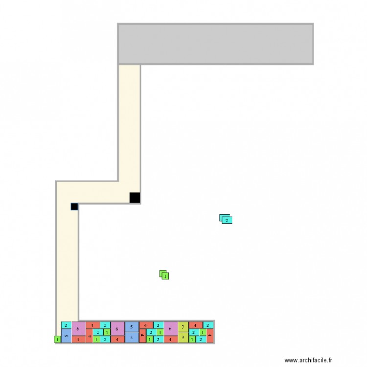 TERRASSE PTK VV VRAI. Plan de 0 pièce et 0 m2