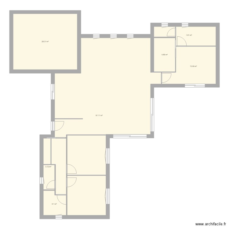 Maison Labastide St Georges. Plan de 0 pièce et 0 m2