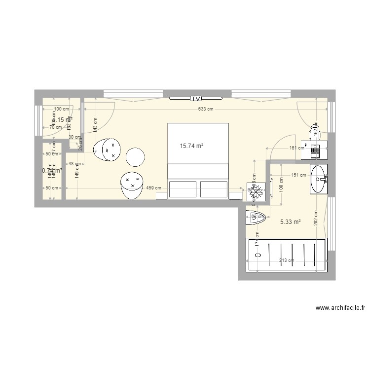 Chambre Léa Future V5. Plan de 0 pièce et 0 m2